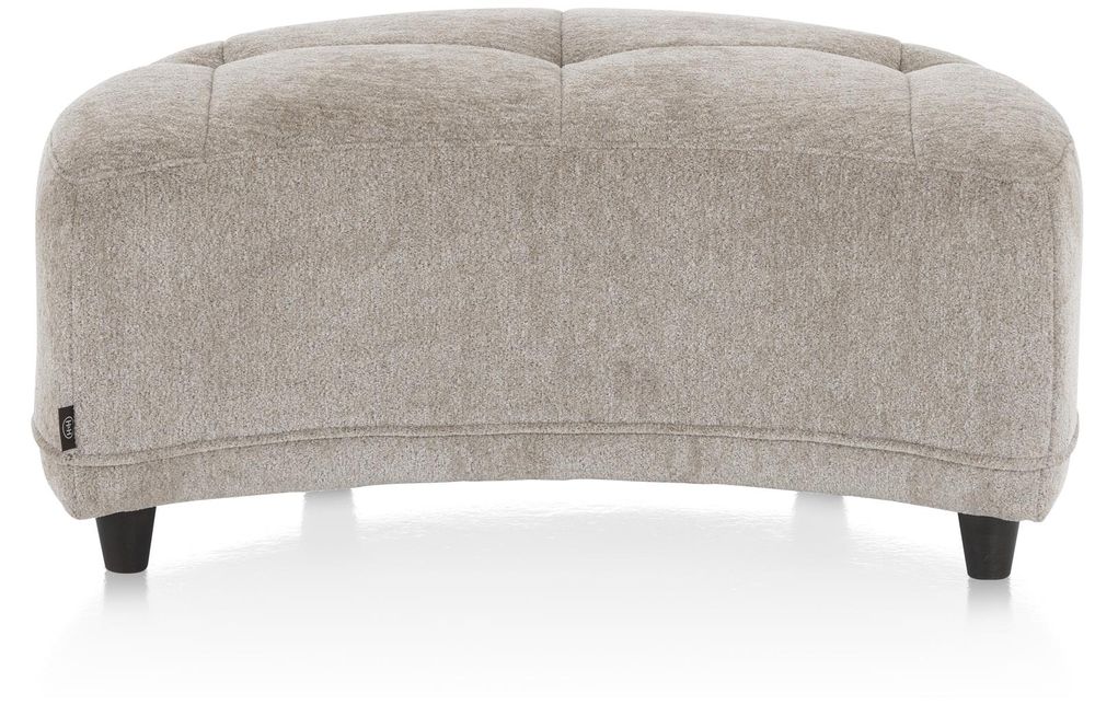 Draaifauteuil met poef BORGIA - Champagne HEH-372-TZFA-ENC