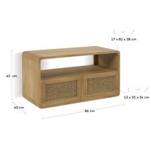 Badkamermeubel SABIELA - Massief teakhout KAV CC6827M46