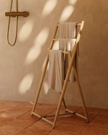 Handdoekrek ROXANA - Massief teakhout KAV D2200001MM46