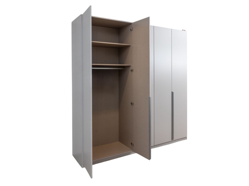 Draaideurkast QUADRA SPIN - Silk grey C-RCH-69-KAST2-SGR