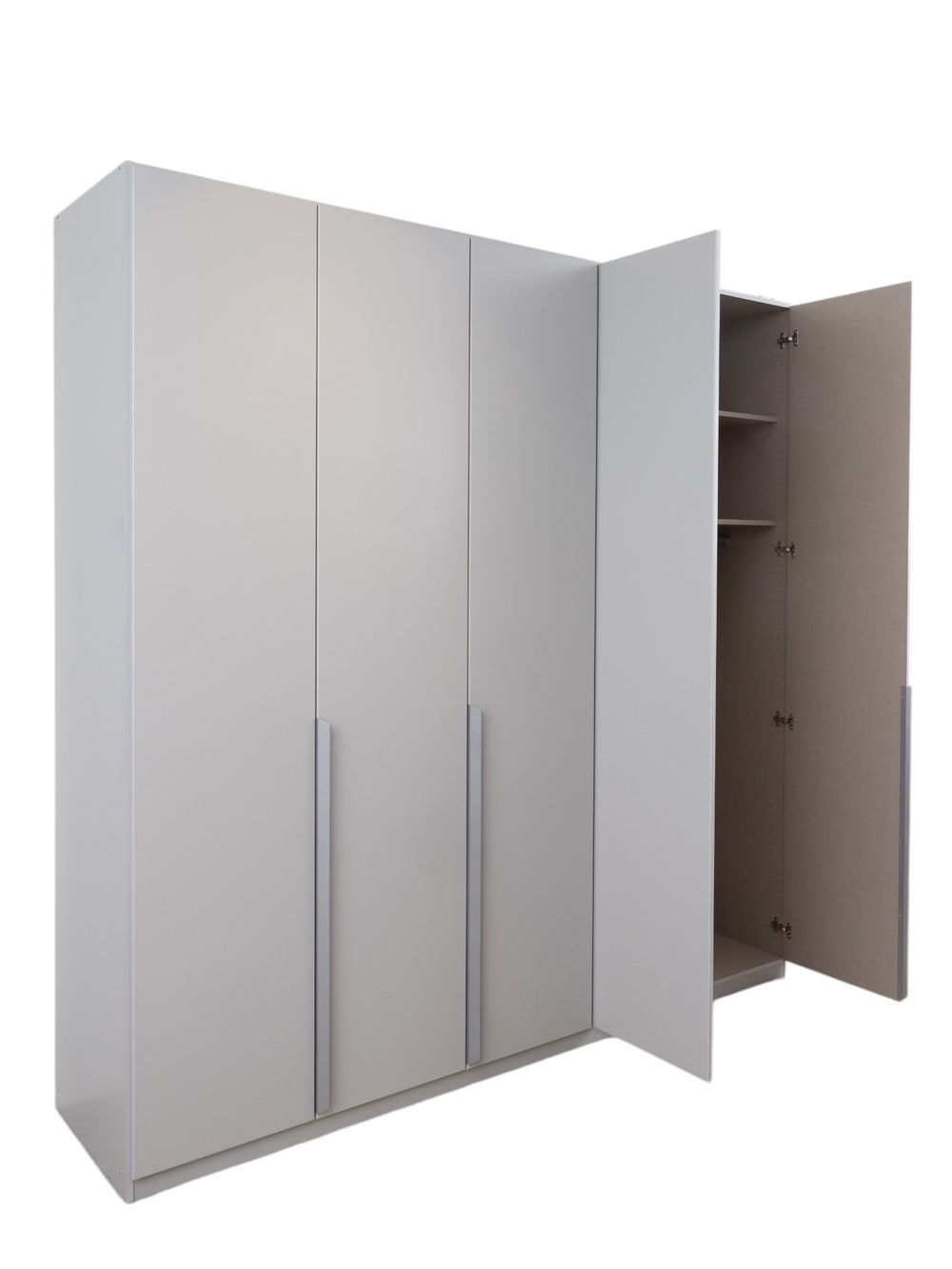 Draaideurkast QUADRA SPIN - Silk grey C-RCH-69-KAST2-SGR