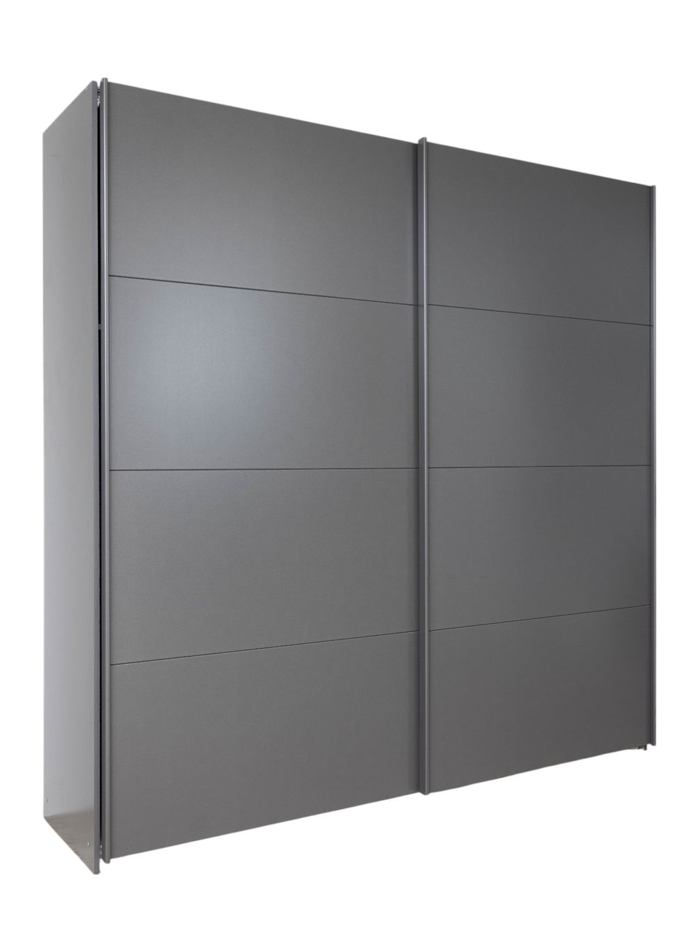 Zweefdeurkast QUADRA - Metallic grey C-RCH-1-KAST1-GRM