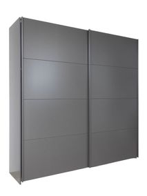 Zweefdeurkast QUADRA - Metallic grey C-RCH-1-KAST1-GRM