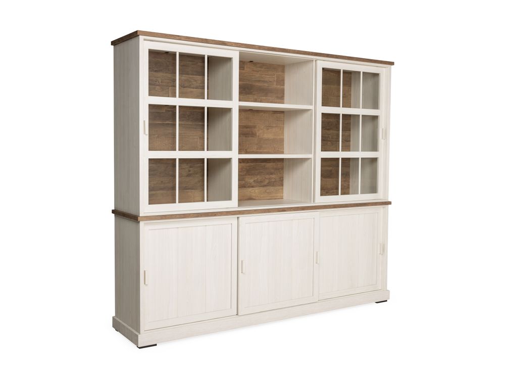 Vitrinekast PATIO - Old Teak C-EVA-41-VIT1