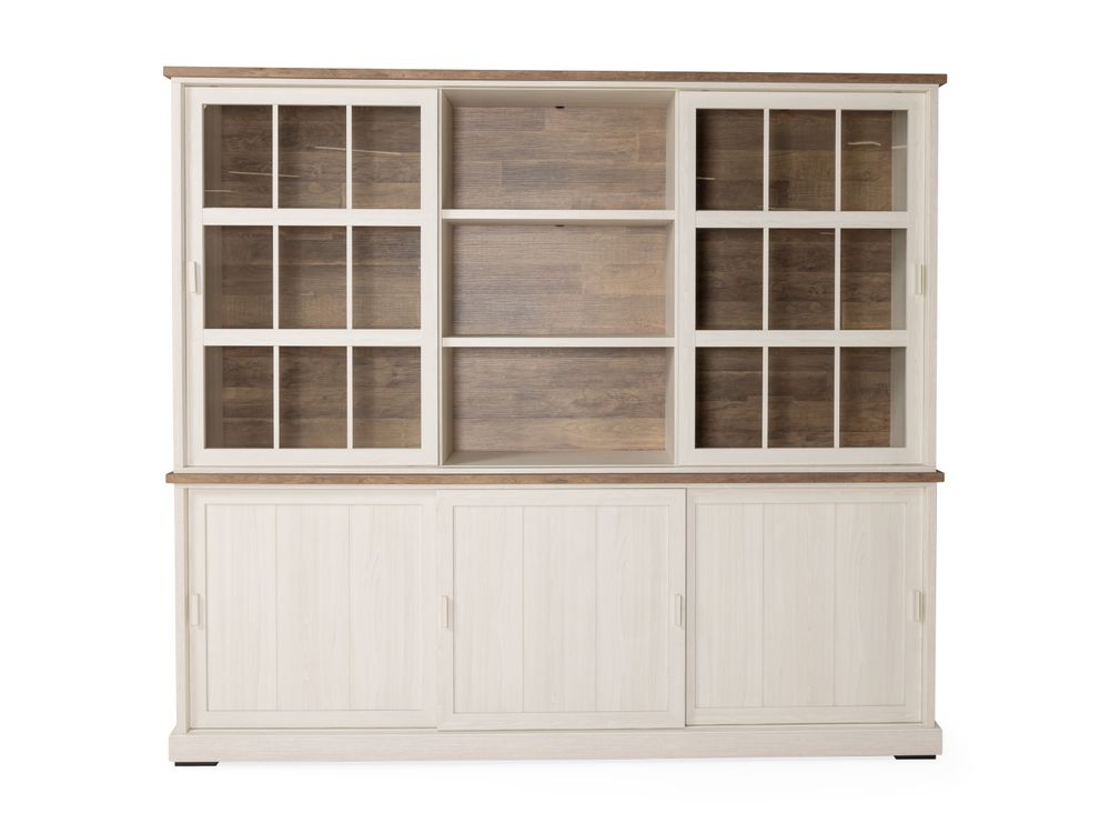 Vitrinekast PATIO - Old Teak C-EVA-41-VIT1
