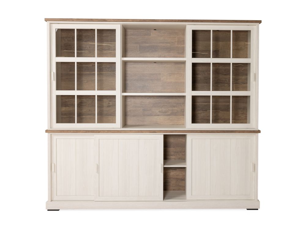 Vitrinekast PATIO - Old Teak C-EVA-41-VIT1