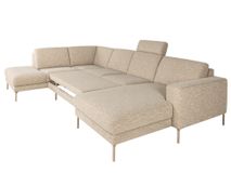 Hoekzetel met slaapfunctie MAX DIEP - Beige C-DFM-6-TZHK-AS03