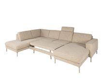 Hoekzetel met slaapfunctie MAX DIEP - Beige C-DFM-6-TZHK-AS03