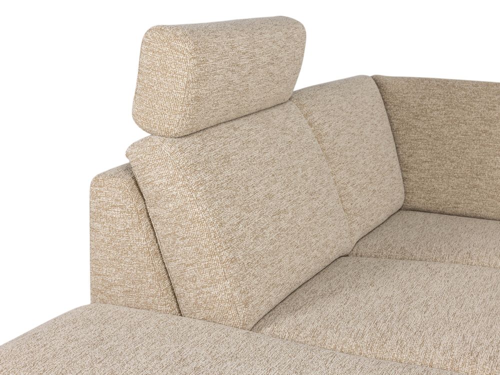 Hoekzetel met slaapfunctie MAX DIEP - Beige C-DFM-6-TZHK-AS03