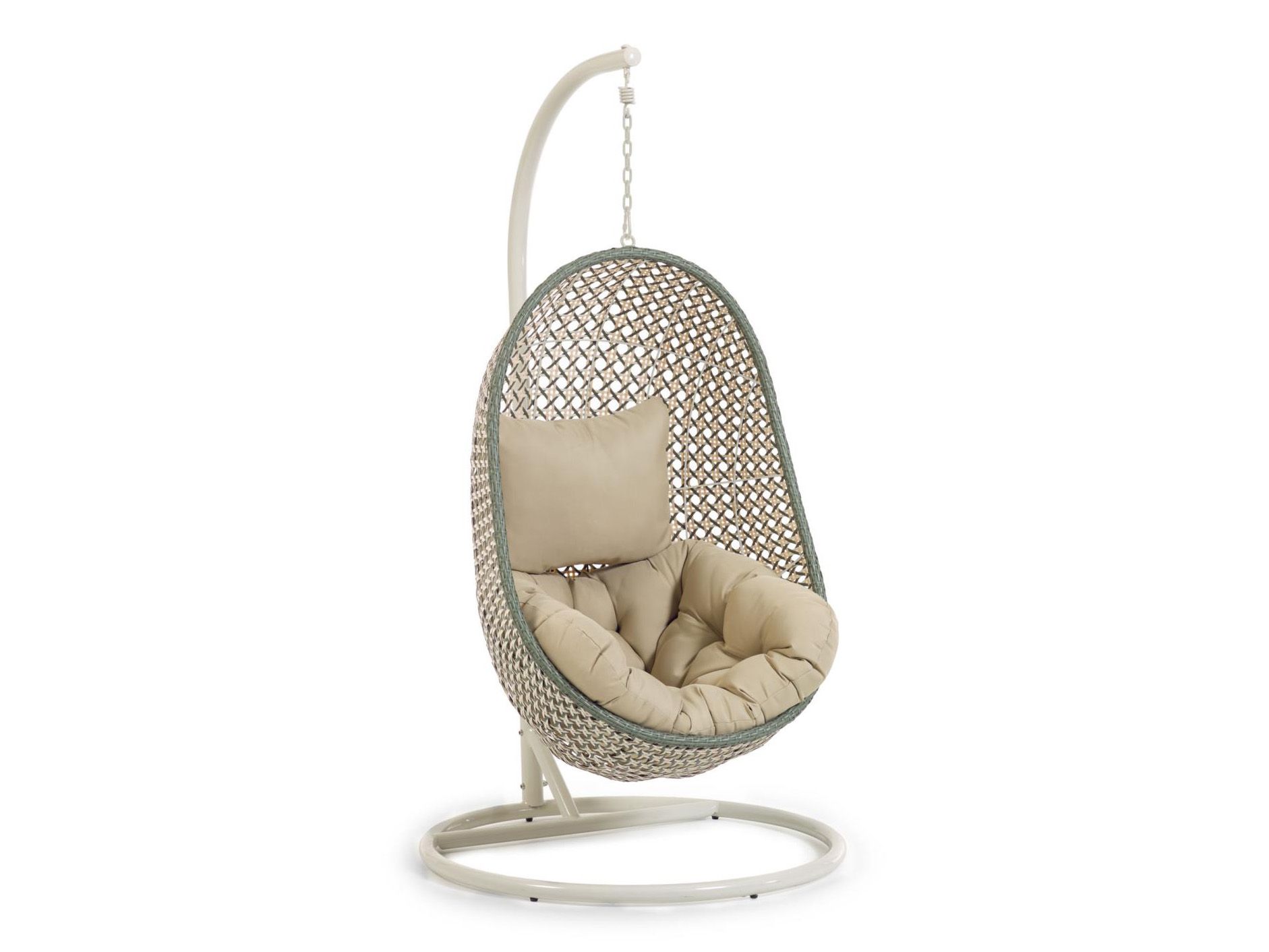 Hangstoel CIRA - Groen / Beige KAV CC5969FN35