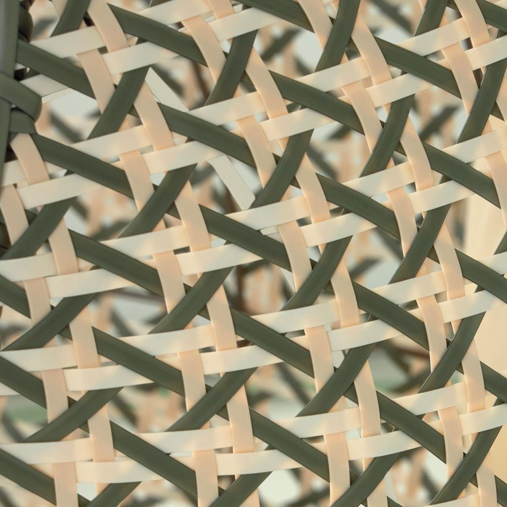 Hangstoel CIRA - Groen / Beige KAV CC5969FN35