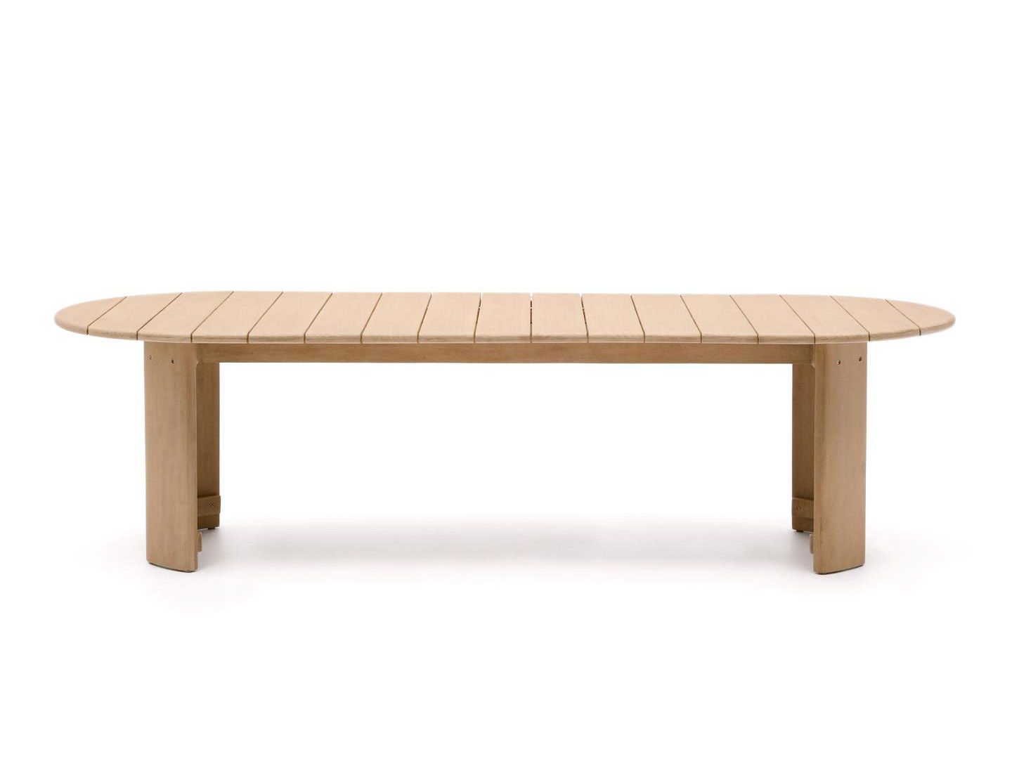 Ovale tuintafel XORIGUER - Eucalyptushout