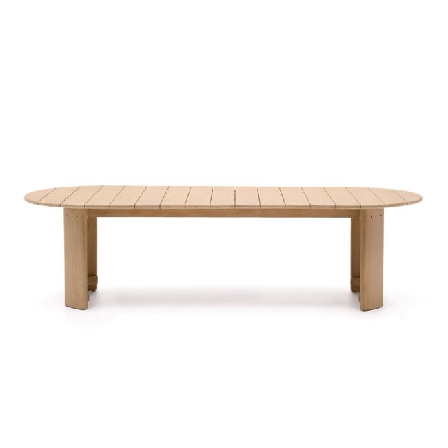 Ovale tuintafel XORIGUER - Eucalyptushout