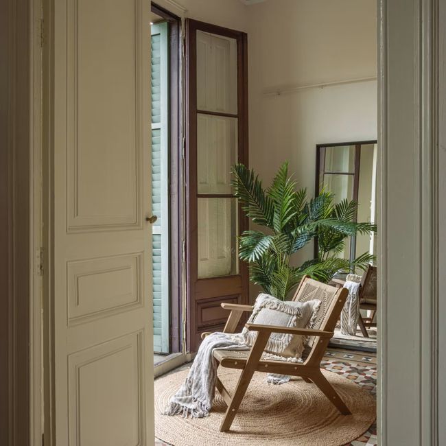 Fauteuil GERALDA - Massief Acaciahout