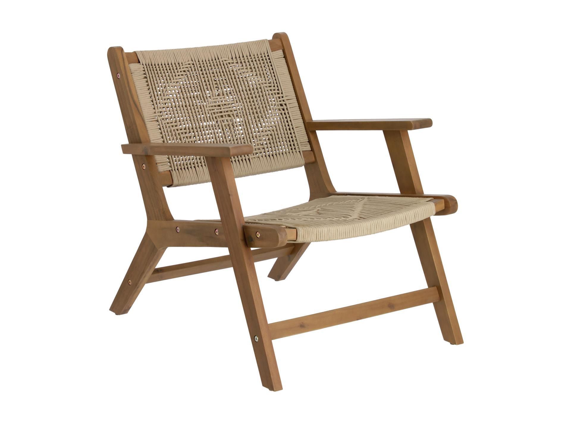 Fauteuil GERALDA - Massief Acaciahout