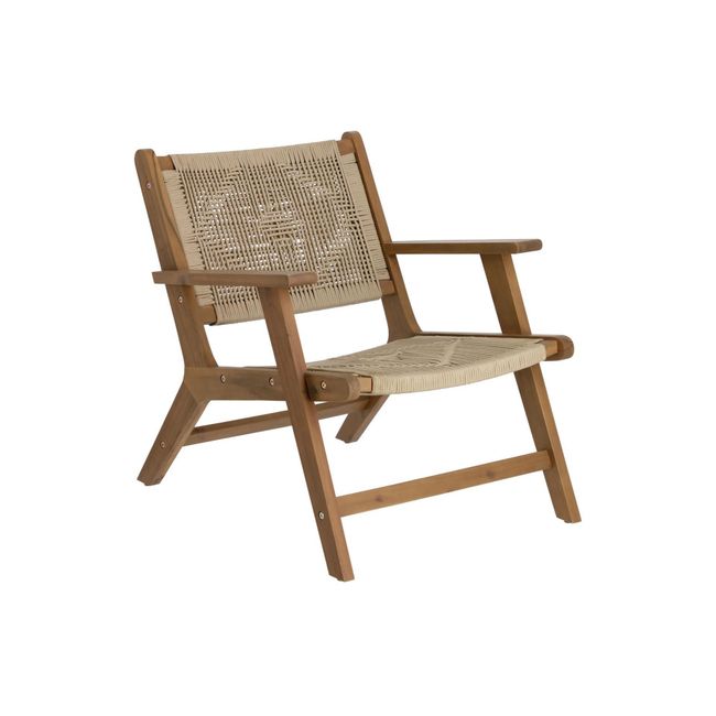 Fauteuil GERALDA - Massief Acaciahout