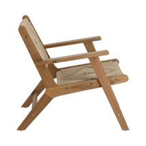 Loungefauteuil GERALDA - Massief Acaciahout KAV CC2096J12