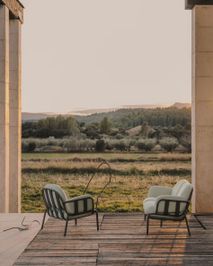 Fauteuil JONCOLS - Groen / Beige KAV O1030010GP12