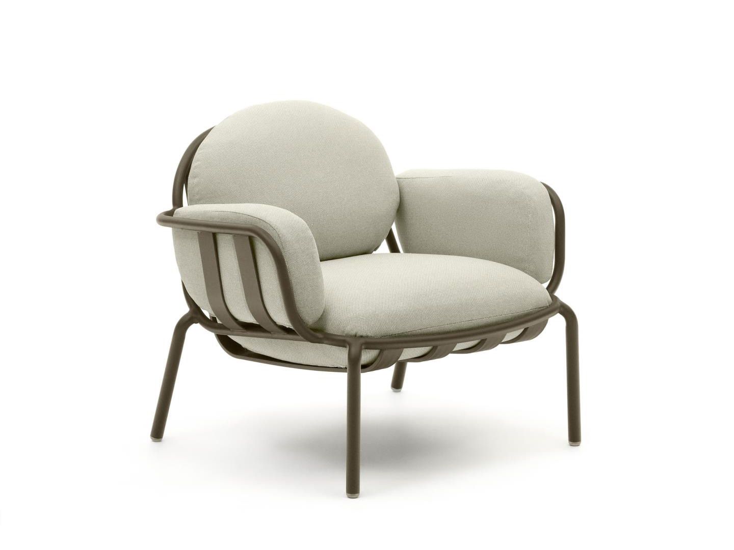 Fauteuil JONCOLS - Groen / Beige