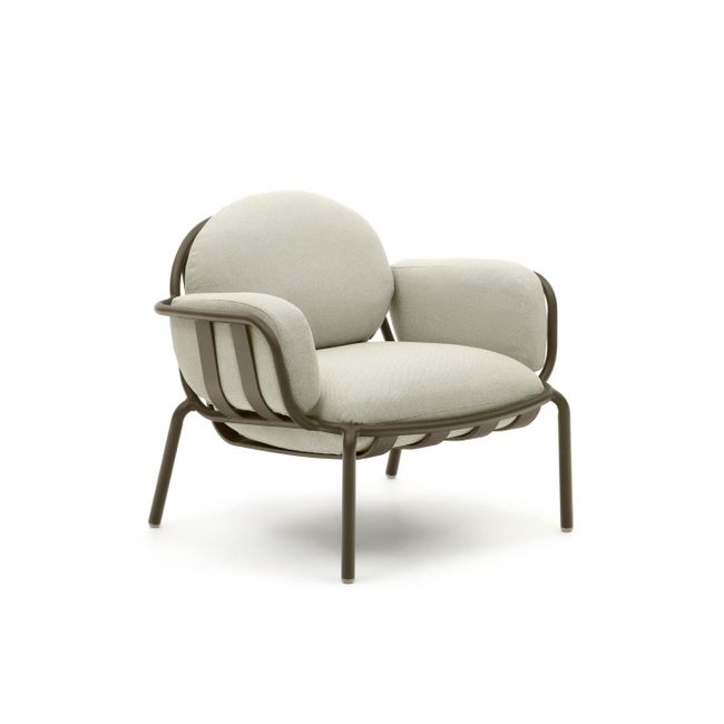 Fauteuil JONCOLS - Groen / Beige