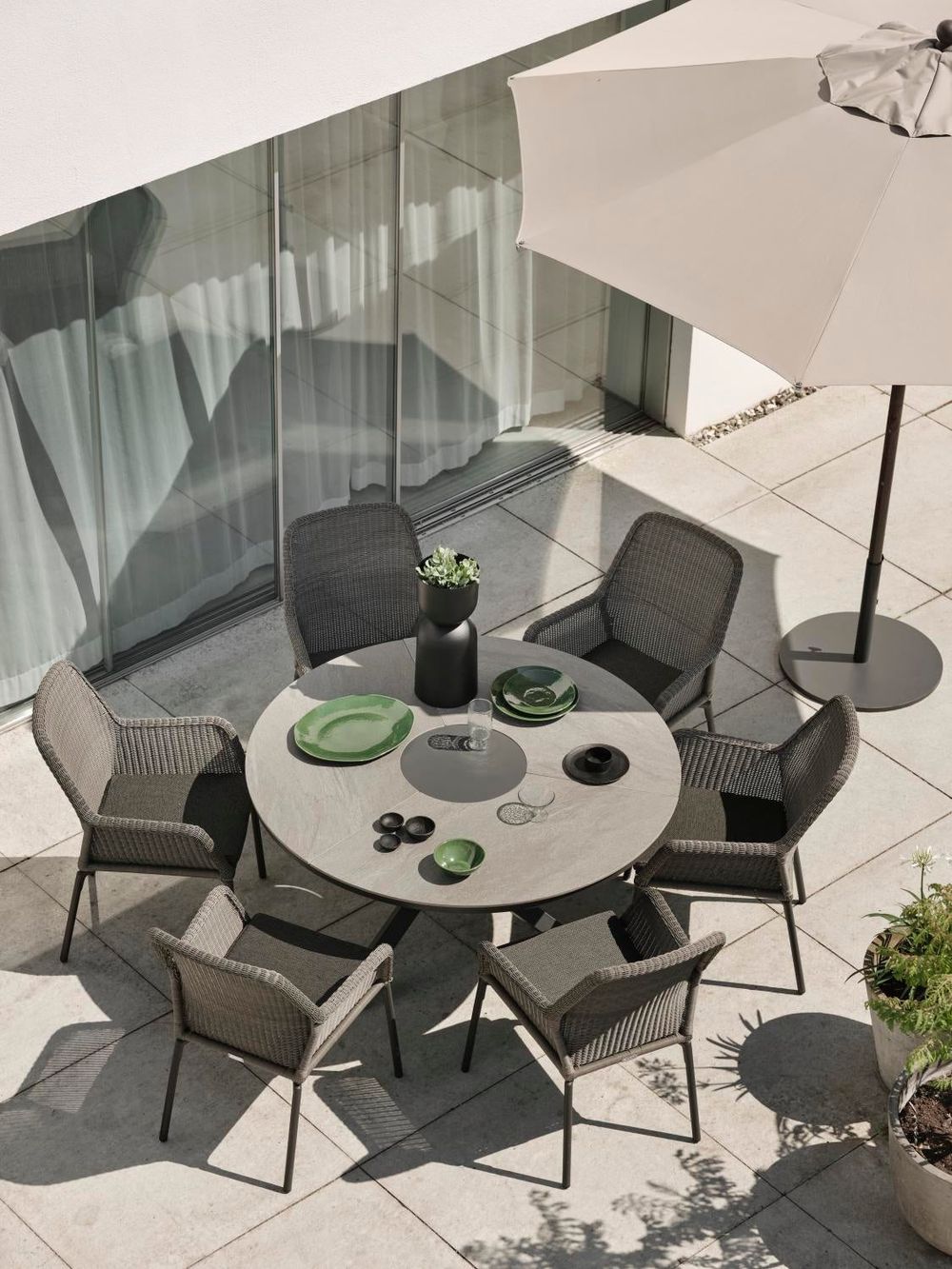 Parasolvoet FLAT - Antraciet BRF-9-2444-73