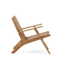 Loungefauteuil GRIGNOON - Massief acaciahout / Rie KAV CC1059M46