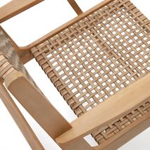 Loungefauteuil GRIGNOON - Massief acaciahout / Rie KAV CC1059M46