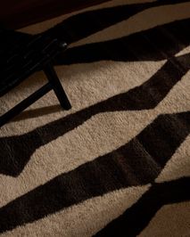 Tapijt ELVAR - Wit/Bruin KAV X0100241JJ33