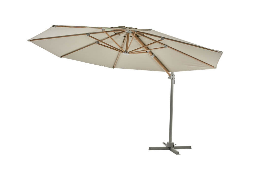 Hangparasol incl. kruisvoet LUZZI - Khaki BRF-10-1481W-71-21