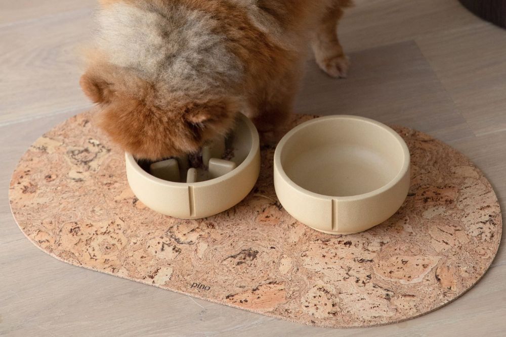 Kurken placemat voor huisdier - Bruin PIN TR0300