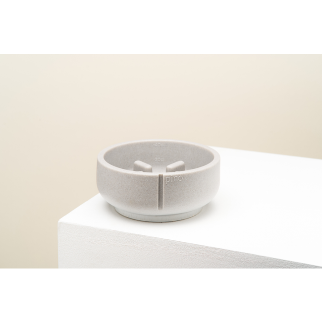 Anti-schrok voerbak hond SMALL - Dolphin Grey