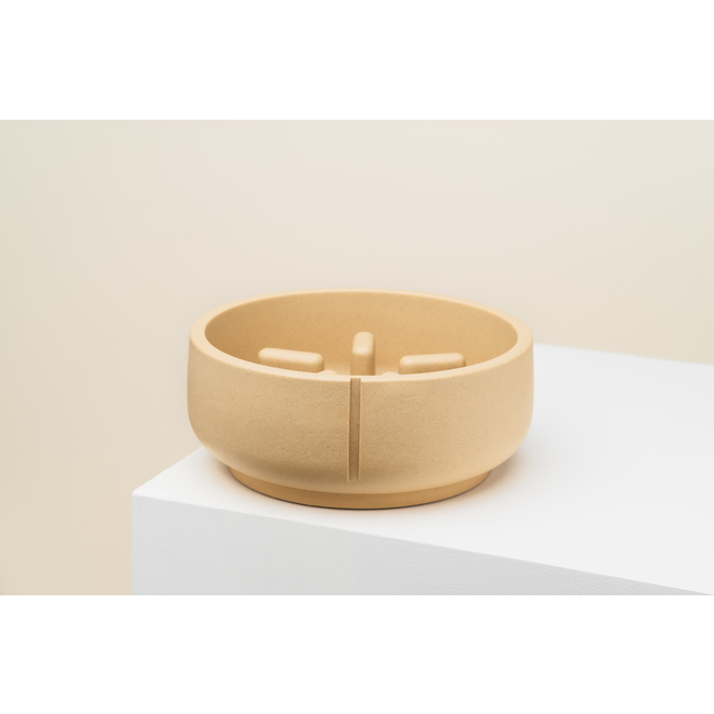 Anti-schrok voerbak hond SMALL - Dolphin Grey