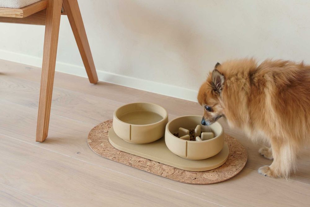 Anti-schrok voerbak hond MEDIUM - Foxy Terra PIN SF0211