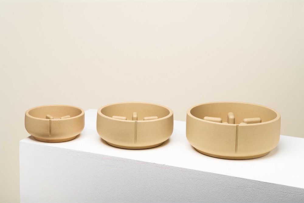 Anti-schrok voerbak hond MEDIUM - Foxy Terra PIN SF0211