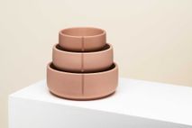 Anti-schrok voerbak hond LARGE - Dolphin Grey PIN SF0041