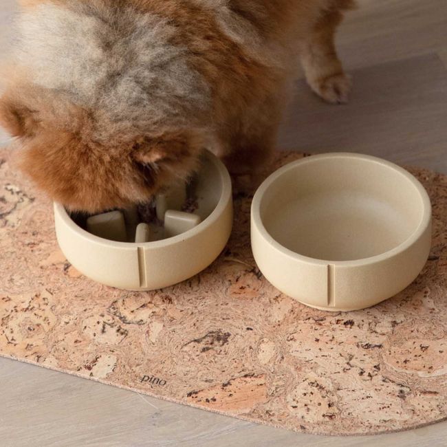 Klassieke voerbak hond LARGE - Foxy Terra / Egaal