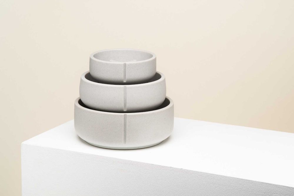 Klassieke voerbak hond LARGE - Foxy Terra / Egaal PIN CF0321