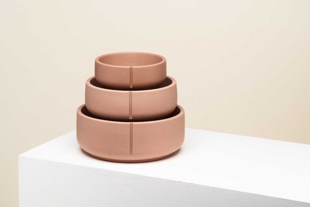 Klassieke voerbak hond LARGE - Foxy Terra / Egaal PIN CF0341