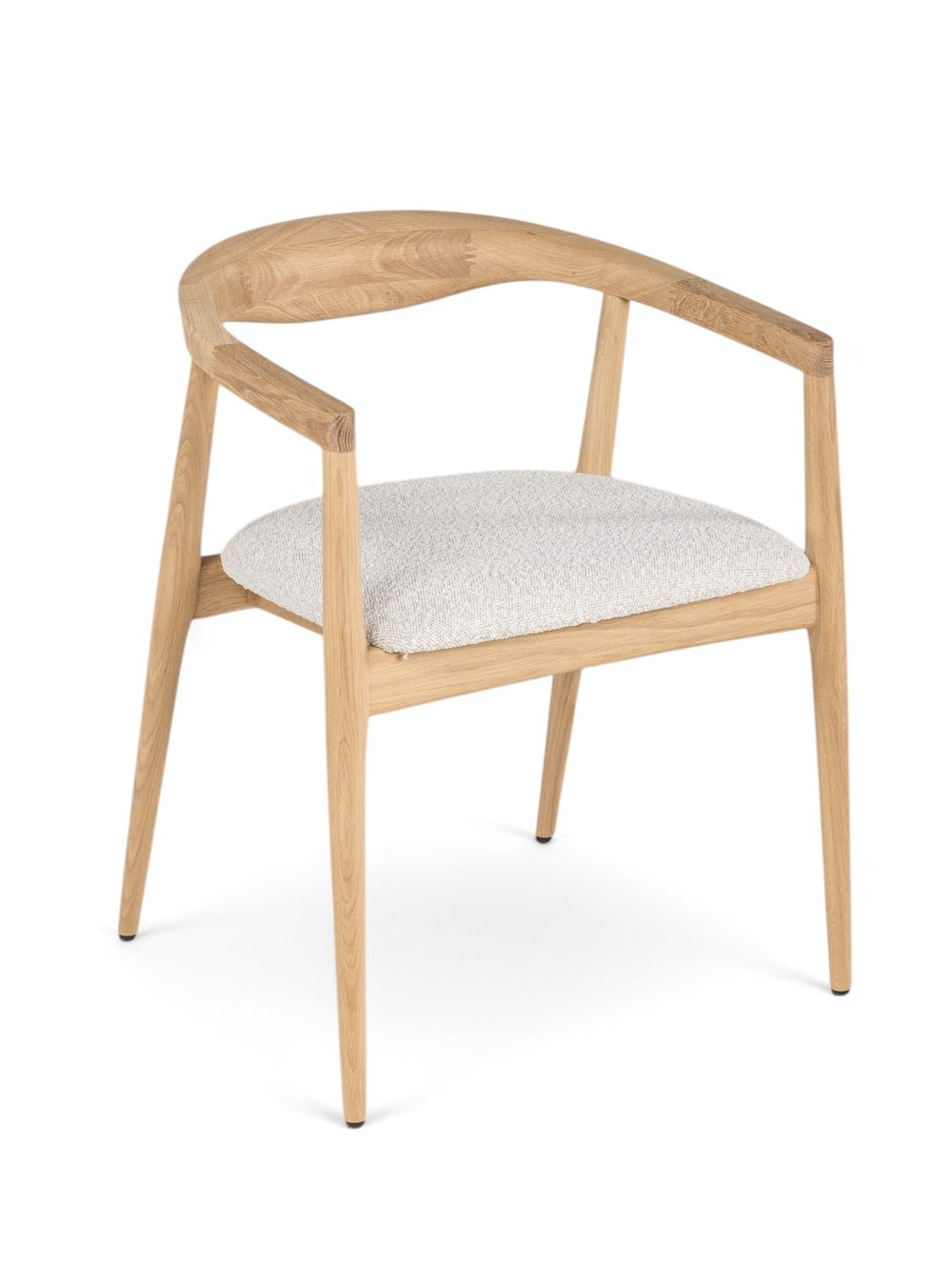 Armstoel MOLINO - Lichte eik / Lichtgrijs ESA-1-001-102