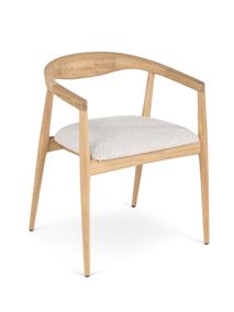 Armstoel MOLINO - Lichte eik / Lichtgrijs ESA-1-001-102