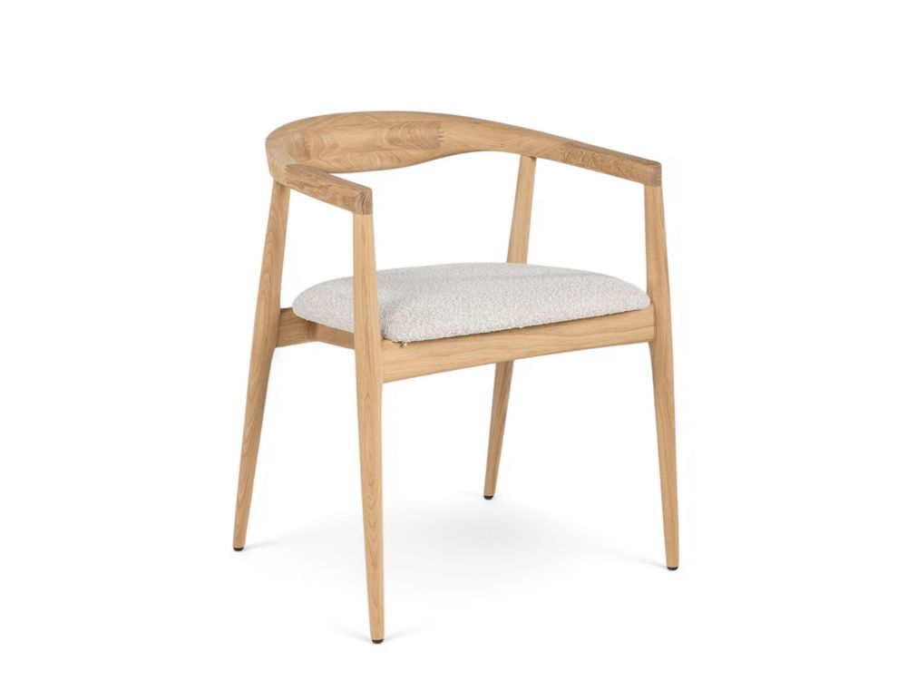 Armstoel MOLINO - Lichte eik / Lichtgrijs ESA-1-001-102