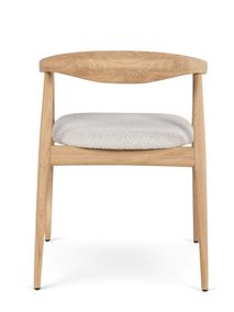 Armstoel MOLINO - Lichte eik / Lichtgrijs ESA-1-001-102