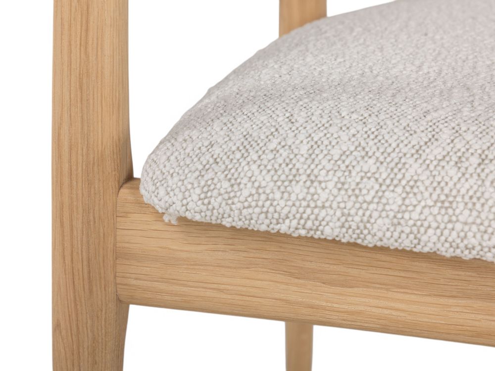 Armstoel MOLINO - Lichte eik / Lichtgrijs ESA-1-001-102