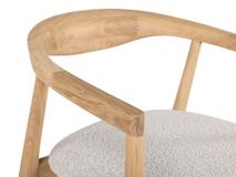 Armstoel MOLINO - Lichte eik / Lichtgrijs ESA-1-001-102