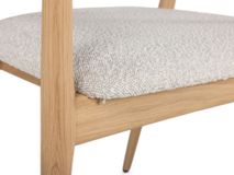 Armstoel MOLINO - Lichte eik / Lichtgrijs ESA-1-001-102