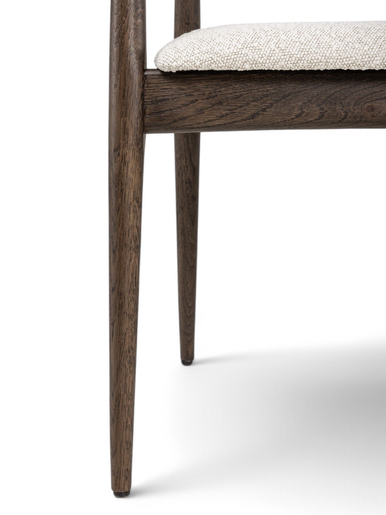 Armstoel MOLINO - Donkere eik / Lichtgrijs