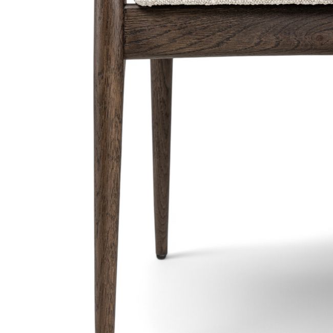 Armstoel MOLINO - Donkere eik / Lichtgrijs