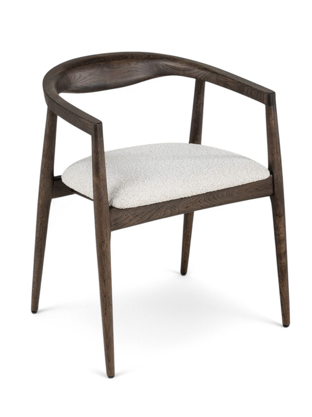 Armstoel MOLINO - Donkere eik / Lichtgrijs ESA-1-001-104