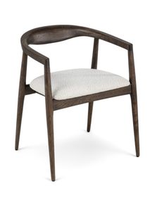 Armstoel MOLINO - Donkere eik / Lichtgrijs ESA-1-001-104