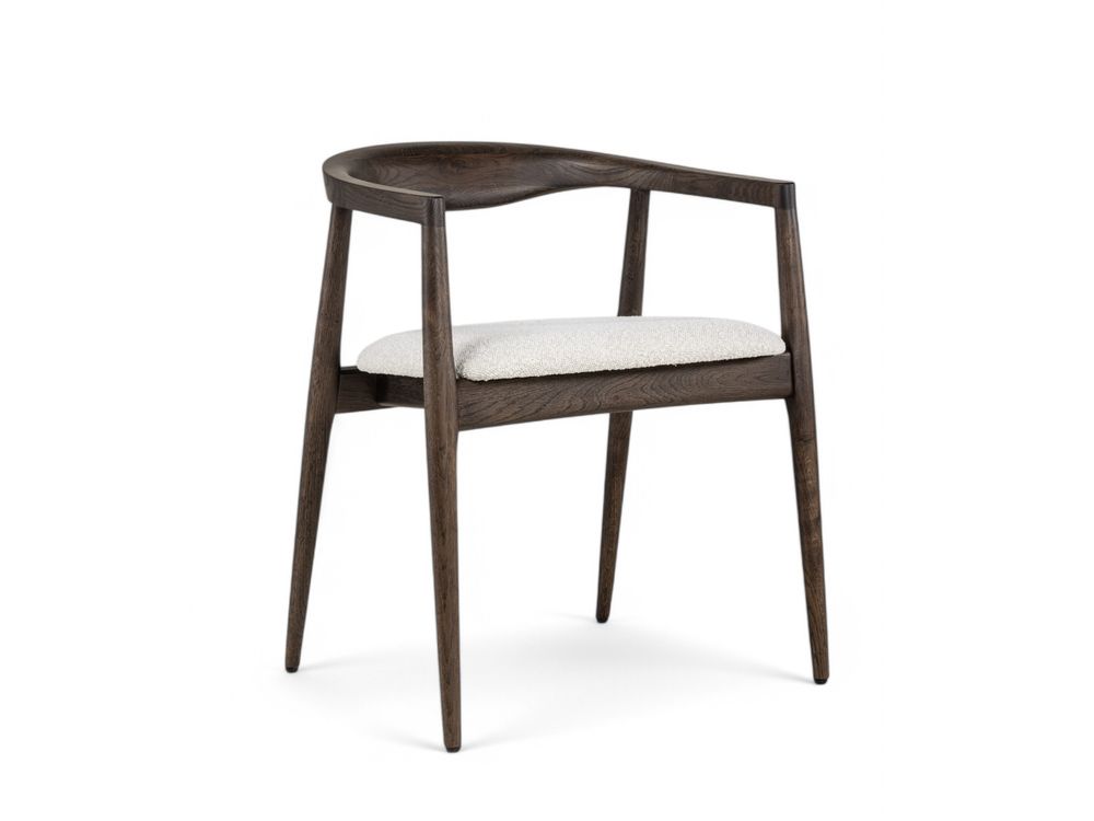 Armstoel MOLINO - Donkere eik / Lichtgrijs ESA-1-001-104